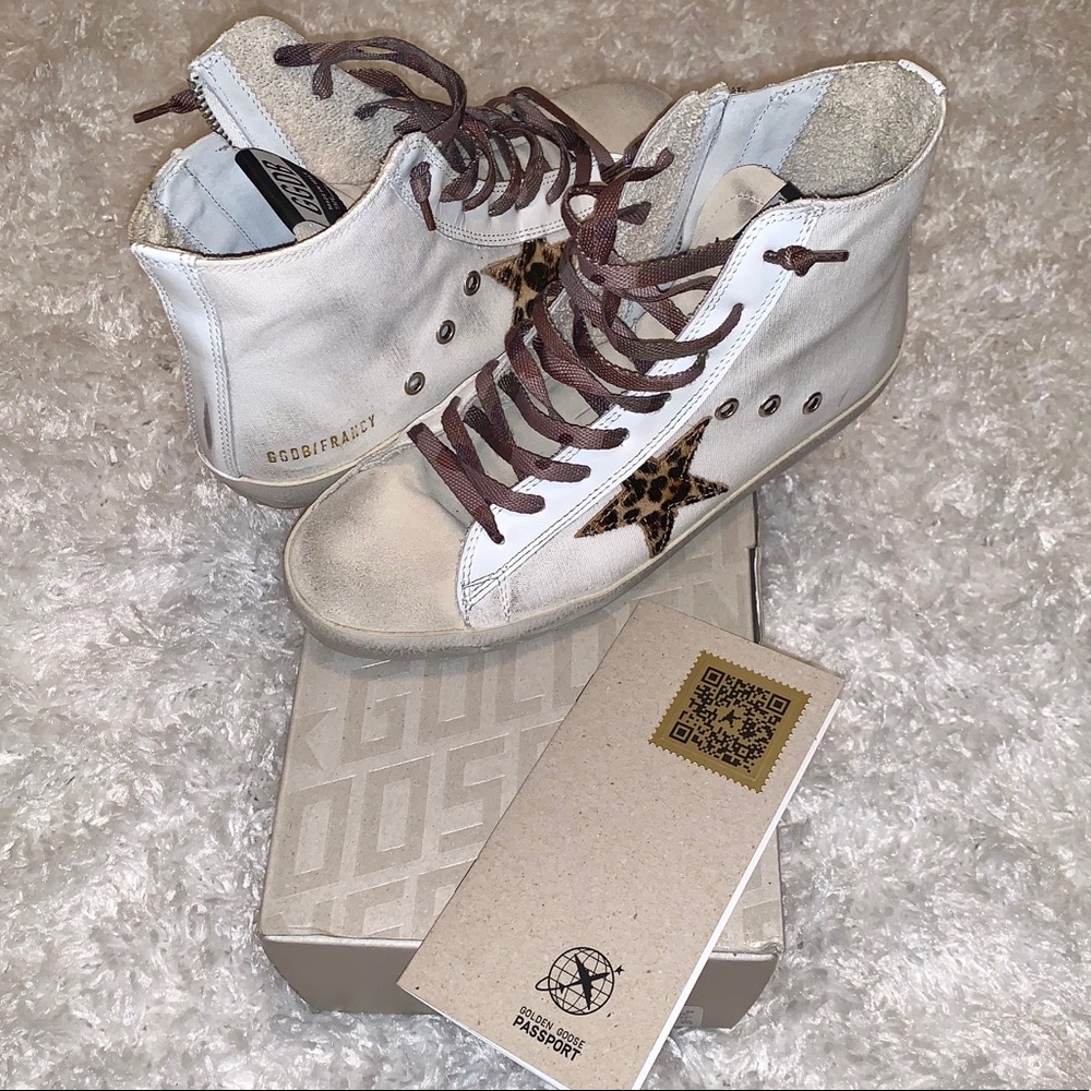 Golden Goose Francy Animalier Star Sneakers
